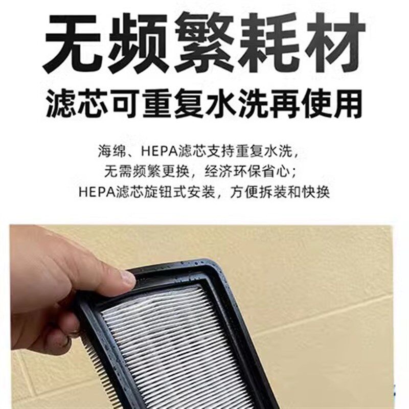 锂电款吸尘器无线充电式车载吸尘器家用工业大功率便携商用吸湿机