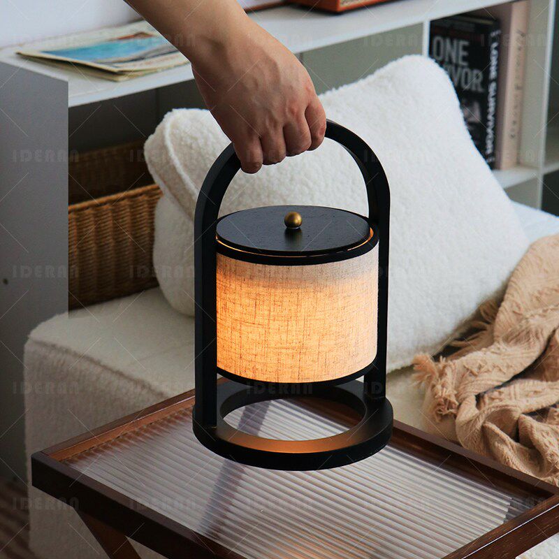 法式中古风手提灯台灯复古轻奢高级感客厅卧室床头充电氛围小夜灯