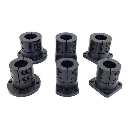 S45C发黑开口法兰型导向轴支座STHWRBL/STHWSBL/STHWCBL加长型