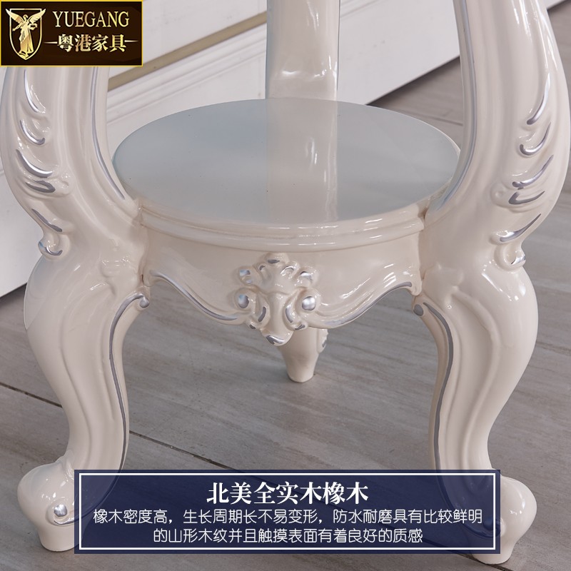 欧式花架实木四方花几阳台盆景D架客厅花盆架室内落地花架子