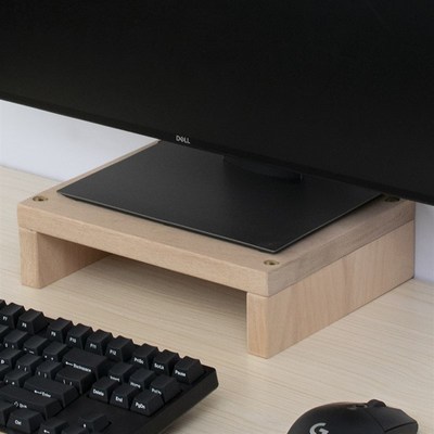 台式电脑显示器增高架实木屏幕z垫高底座办公桌面收纳置物架子垫