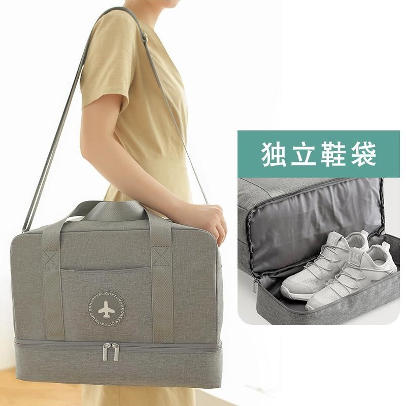 invite.l游泳干湿分离包 可插拉杆包防水袋泳衣收纳洗漱包浴衣袋