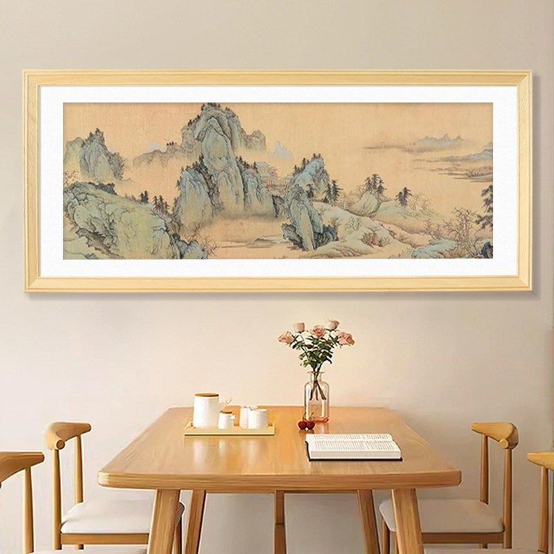 十字绣装裱框实木相框定制尺寸国画书法作品纸画框任意大尺寸定制