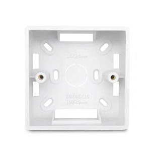 86型明装底壳开关插座无线遥控底壳安装盒接线盒118型转86型底壳