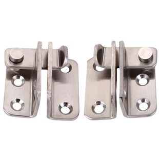 免打孔门扣卫生间推拉家具门锁扣搭扣不锈钢插销房门拴卡扣反固定