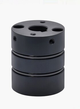 怡合达膜片式联轴器高刚性碳钢双膜带键槽螺钉固定型DBJ61-D40