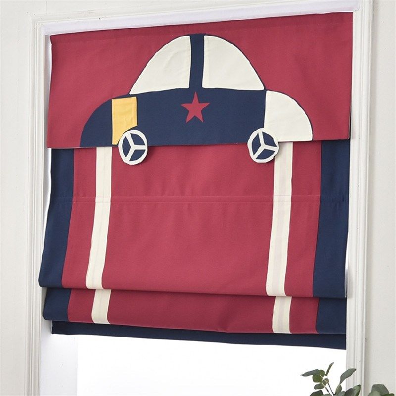 布飞机儿童房男孩卧室小窗布艺卷帘电动升降罗马窗帘飘窗遮光短帘,居家布艺,定制窗帘,淘宝优惠券,粉丝福利购,淘宝优惠卷