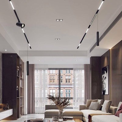 通用款磁吸轨道灯20款48V泛光灯格栅灯射灯3000K3500K4000K6000K