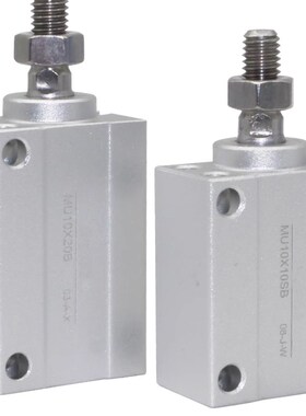 国产精品MU20*5X10X15X20X25X30X35X40X45X50SB自由安装气缸