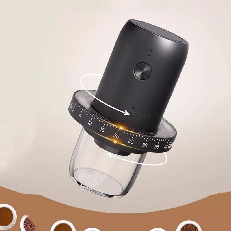 电动磨豆机家用小型咖啡豆研磨机便携可调粗细全自动研磨器磨粉机,厨房电器,咖啡豆研磨机/家用电动磨豆机,淘宝优惠券,粉丝福利购,淘宝优惠卷