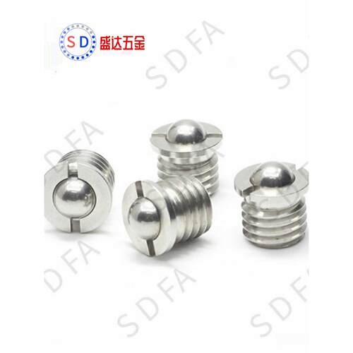 带法兰球头柱塞FBPJ FBPJS5 6 8 10 12台阶螺纹弹簧柱头定位波珠