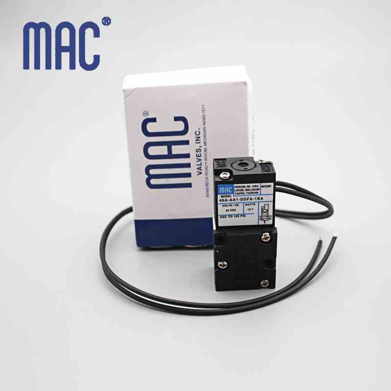 美国MAC电磁阀 45A-AA1/AC1/BC1-DDAA/DDFJ/DDFA-1BA/1JM原装正品