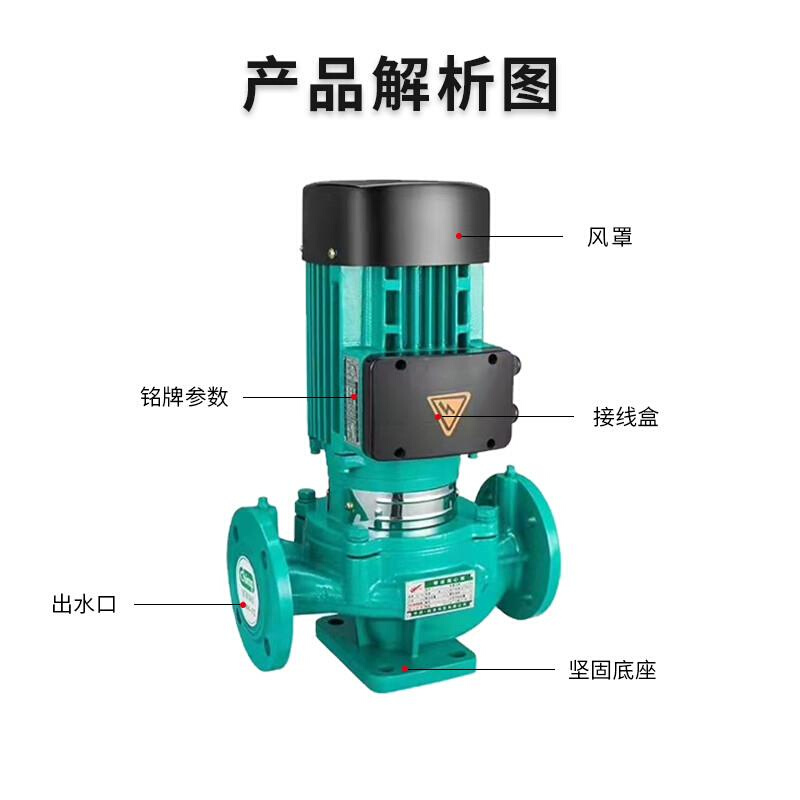 钱涛QTGL立式管道泵离心增压泵注塑机空压机用冷却塔专用泵380V