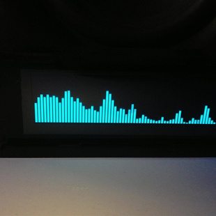 S功256专业音乐频谱显示u器A车汽放音响改装 OLED声控均衡指示灯