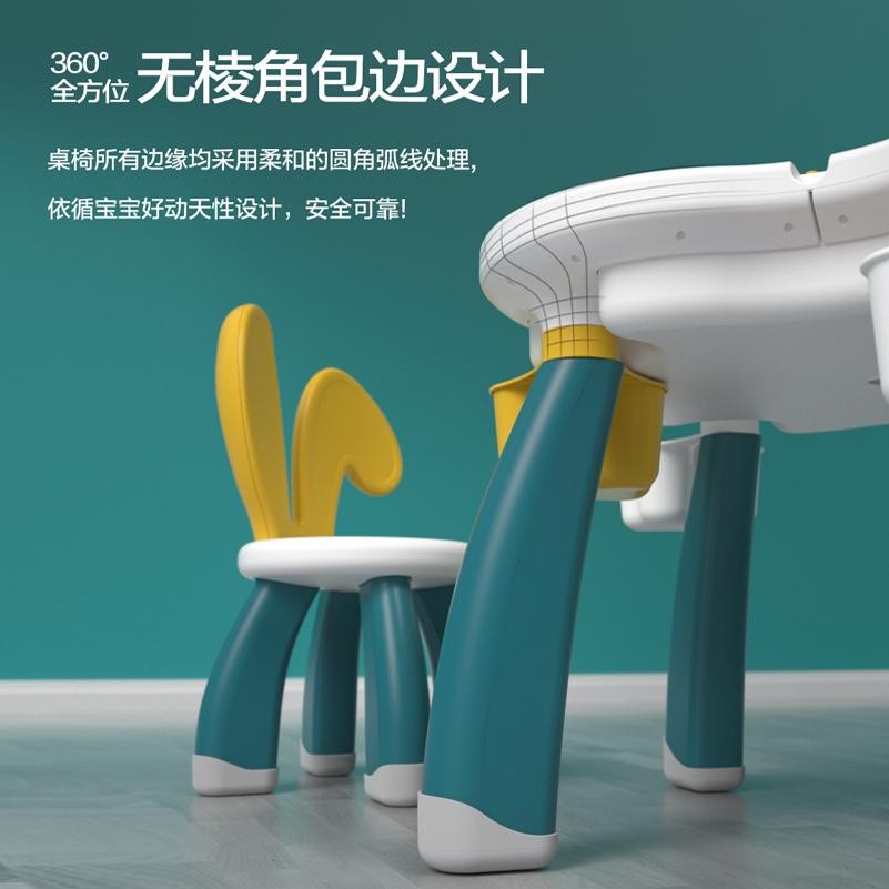 大万桌高儿积木子功-能装益智宝智宝颗粒力多玩具拼男679358女孩3