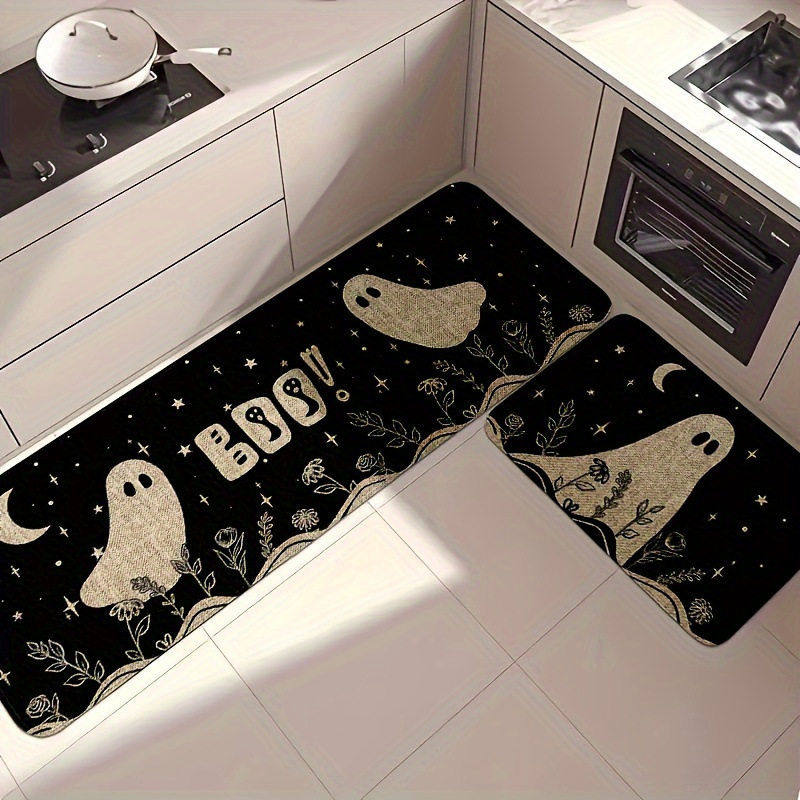 亚马逊幽灵万圣节水晶绒厨房垫耐脏耐磨易打理入户玄关门口地垫,居家布艺,家用脚垫,淘宝优惠券,粉丝福利购,淘宝优惠卷