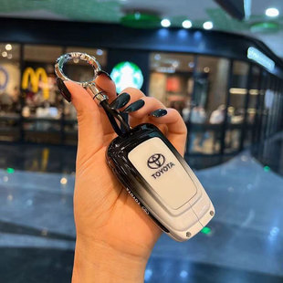 适用于丰田凯美瑞钥匙套卡罗拉雷凌亚洲龙汉兰达荣放chr壳包扣女