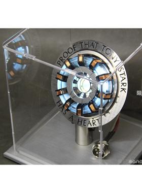 高档金MANDO钢铁侠反堆方舟合模I型心脏炉胸灯DY手办玩具圣诞应节