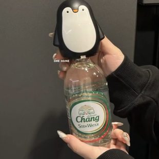 开瓶器女生盖创意饮料起瓶器盖秒一 家用企鹅省力开开啤酒器按压式