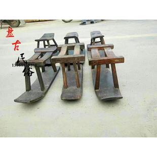怀旧稻田农具插秧凳老式农耕用具农耕老板凳民俗老物件农耕展示品