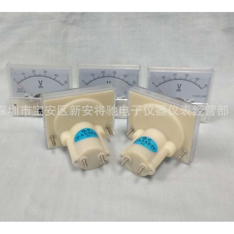 。镶嵌式85C1电压和电流显示精度2.5%指针式电压表电流表面板表表