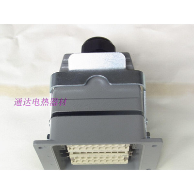 。西霸士热流道32针矩形重载连接器热流道航空插头HE032顶出线整