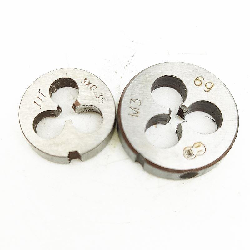 圆板牙M3M3.5M4M4.5M5M5.5M6M7x1 0.75 0.5 0.35正反扣右左牙