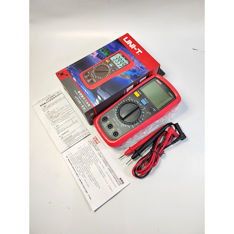 。包邮优利德数字万用表UT39a+打折万能表防烧电容多功能电工数显