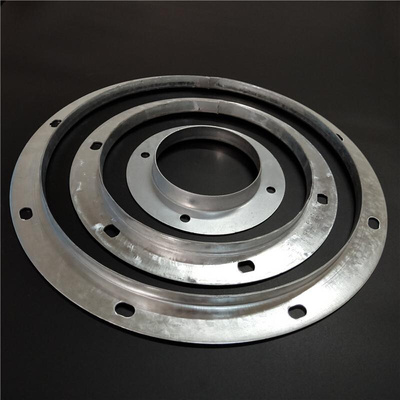 。镀锌风管法兰螺旋管道对接接头圆形镀锌不锈钢法兰风机法兰接头