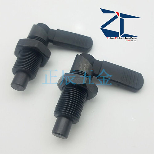 。正辰厂家直销细牙螺纹 PXVBK16-6把手式旋钮柱塞分度销分度固定