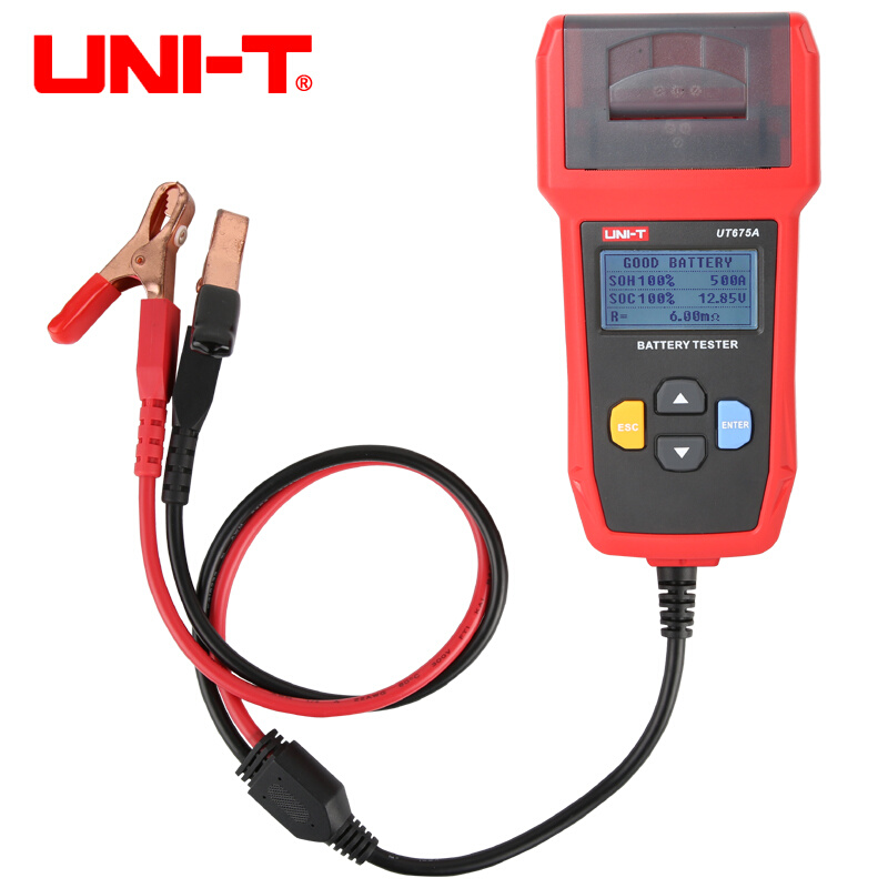 。优利德UT673A/UT675A蓄电池测试仪12V/24V汽车电瓶检测仪数字测