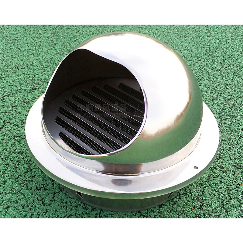 。304不锈钢油烟机排烟口出风口罩外墙防风帽防雨罩通风口排气扇