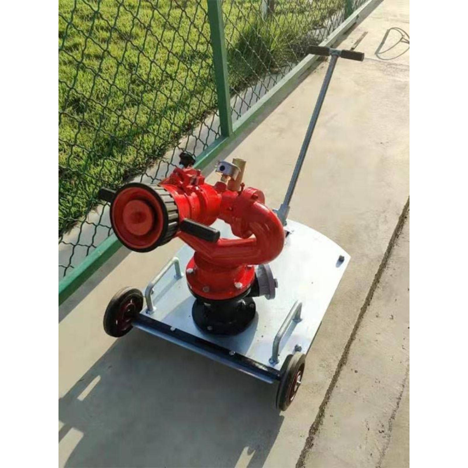 湖南推车移动式消防炮 直流喷雾两用流量可调 PSY30-50移动消防水