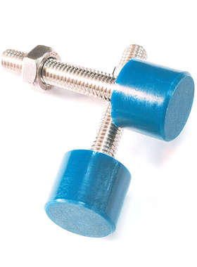。蓝色聚氨酯 圆柱头止动螺钉 缓冲螺栓 TDC44-M3/4/5/6/8/10-10/