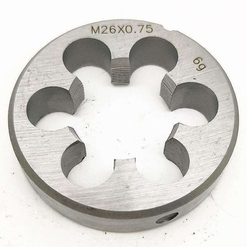 圆板牙扳丝M24M25M26x3 2.5 2 1.75 1.5 1.25 0.75 0.5正反扣右左