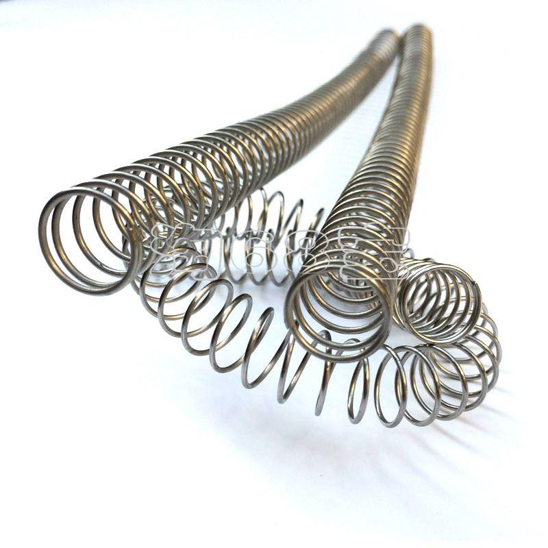正304SUS不锈钢压簧线粗0.3/0.4/0.5/0.6长度300防锈压缩件非标订