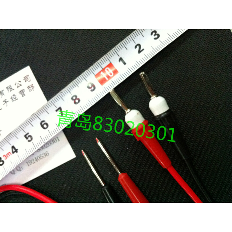 。指针万能万用表老式MF47表表线表笔 直插式表棒 细插头 直径3毫