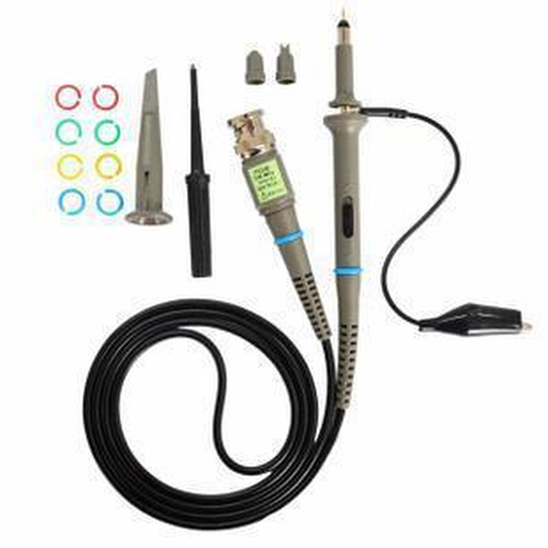 。示波器探头100MHZ 示波器表笔 示波器线 表棒 示波器传感器连接