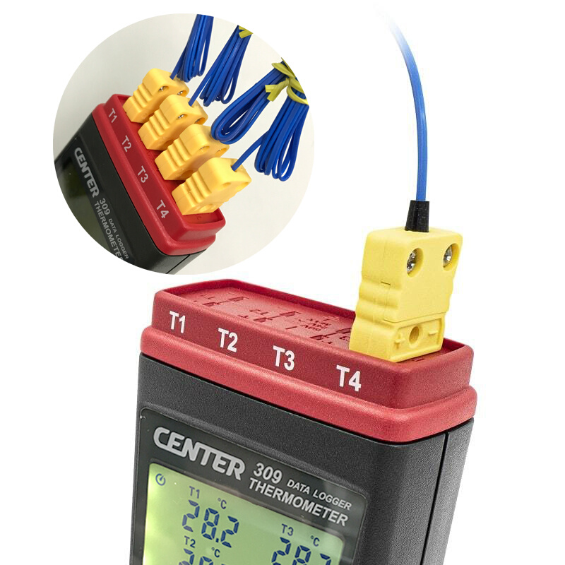 。CENTER-304/309进口四通道多路工业用热电偶温度记录仪表计测温