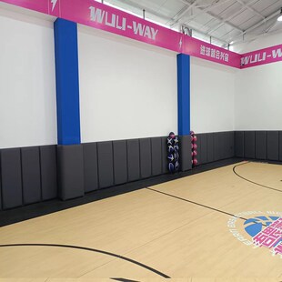 篮球馆墙面防撞软包羽毛球馆柱子宣泄室幼儿园早教培训室墙围软包