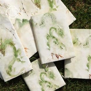 真我 国风手工手账本手帐布书衣A5A6记事本笔记本日记本 有龙则灵