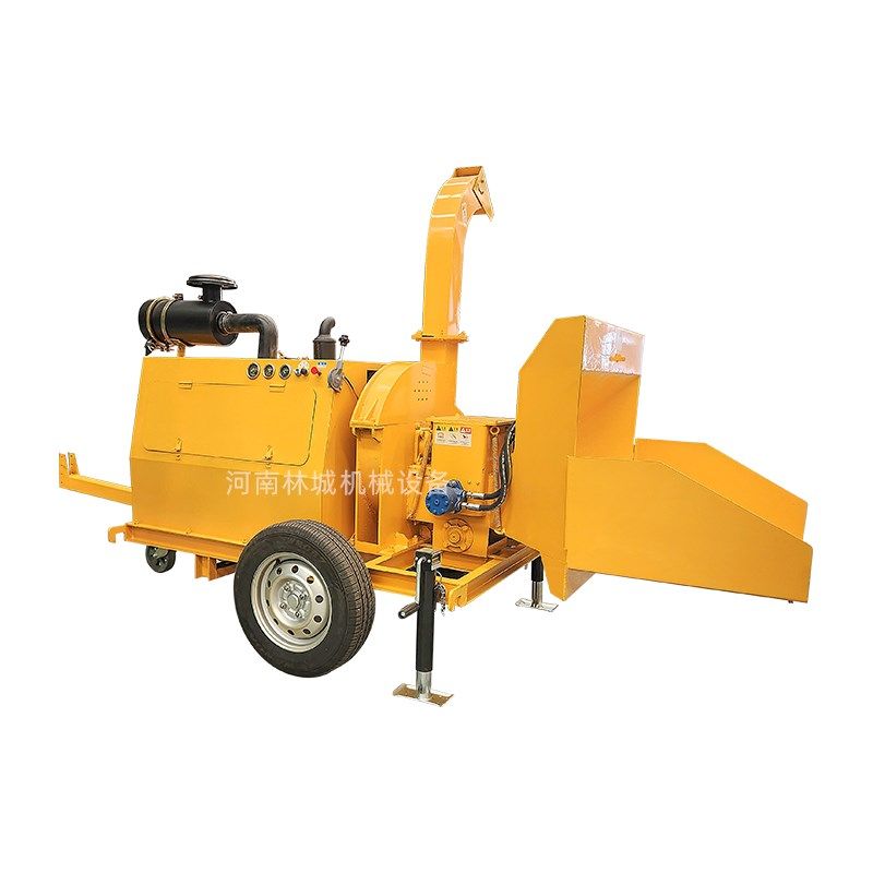 市政园林移动式柴油动力杂木树枝粉碎机秸秆破碎葡萄枝边角料碎木,机械设备,粉碎机,淘宝优惠券,粉丝福利购,淘宝优惠卷