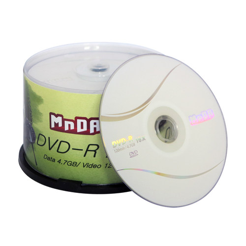 铭大金碟 江南水乡 dvd光盘 DVDR 16X刻录盒装 空白光盘50片桶装
