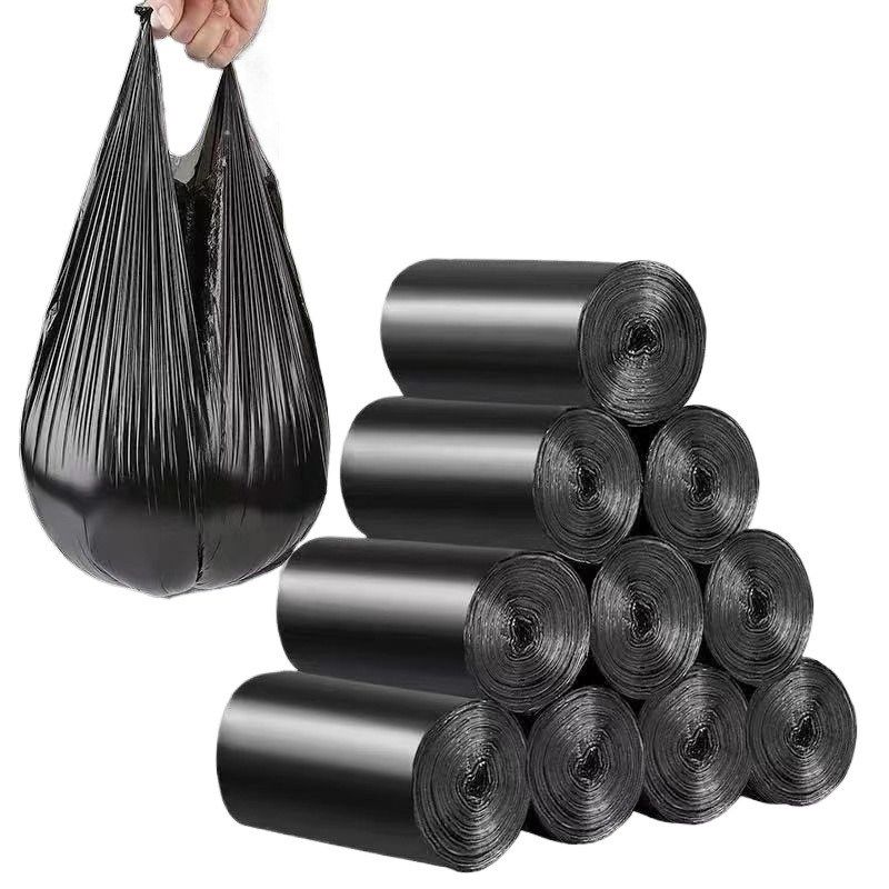 手提背心式黑色垃圾袋1卷,家庭/个人清洁工具,家用垃圾袋,淘宝优惠券,粉丝福利购,淘宝优惠卷