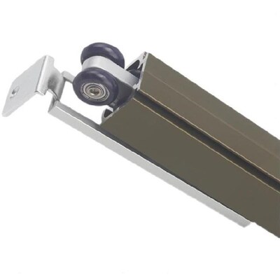 缓冲推拉门四轮仓库隔断门联动门厨房门滑轨吊轨木屏风8轮吊装2米