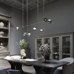 现代简约时尚吊灯新款复古诧寂风吸顶灯卧室床头客餐厅背景墙壁灯