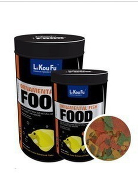 。台湾利口福DK1102海水鱼增色薄片饲料300ml 500ml