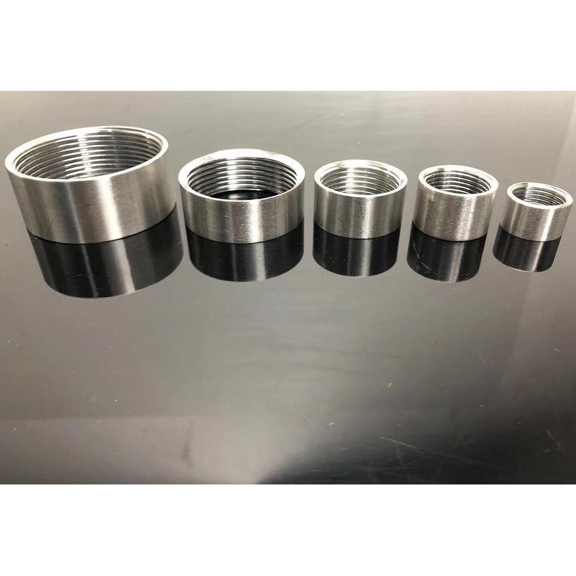 304不锈钢双内丝内螺纹管子短直通通丝直通水管内接头光内丝DN15