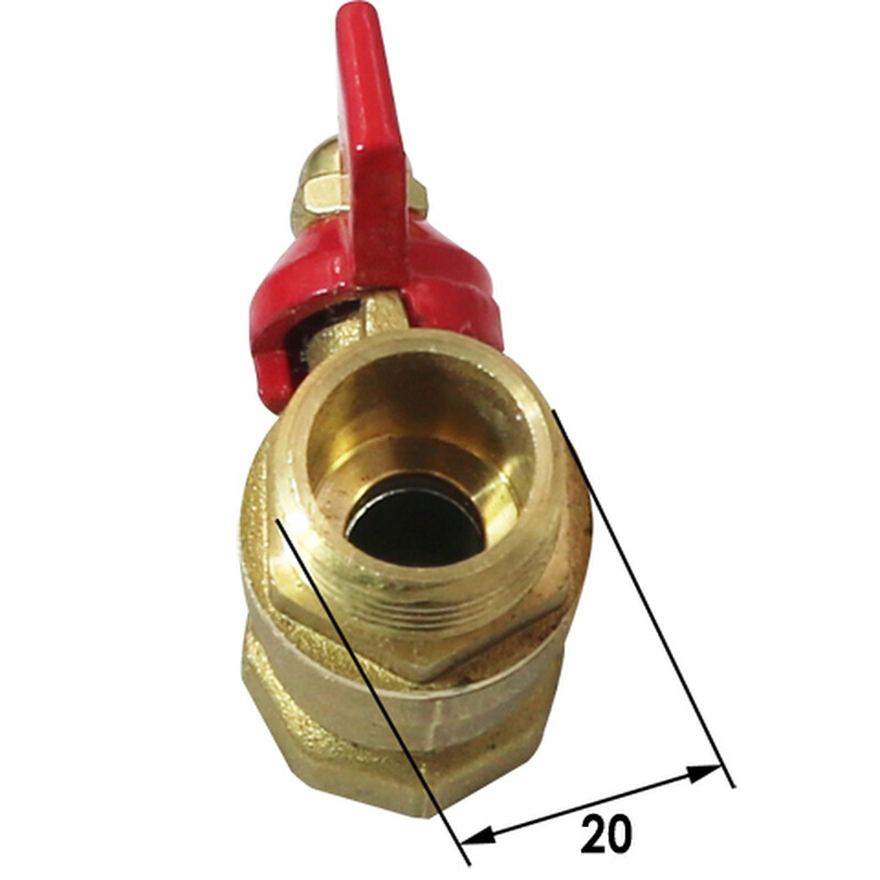 。燃气专用蝶柄DN15炉灶阀门炒灶球阀燃气灶开关猛火灶气阀1/2气