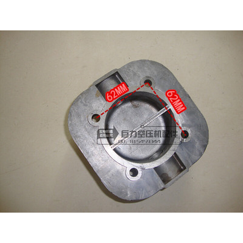 。空压机气泵 65缸盖 0.25/0.36缸径65缸盖 2065 3065空压机铝缸